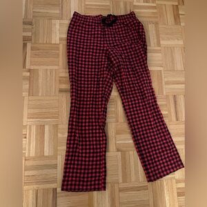 Plaid black and red pajama pants- Amazon essentials